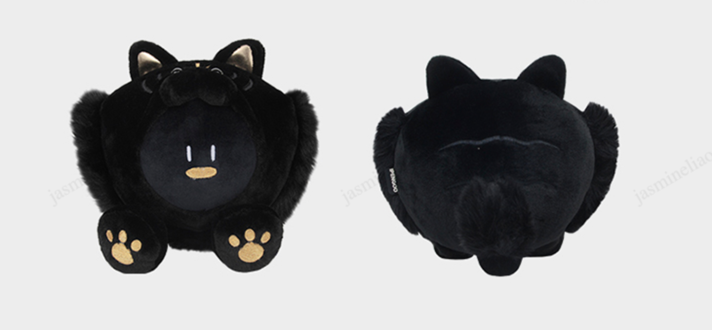 腾讯怪奇鹅黑虎公仔*1