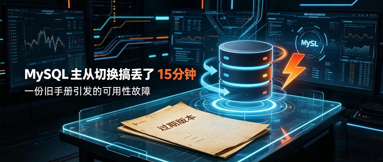因为一份过期的运行手册，MySQL 主从切换搞丢了 15 分钟