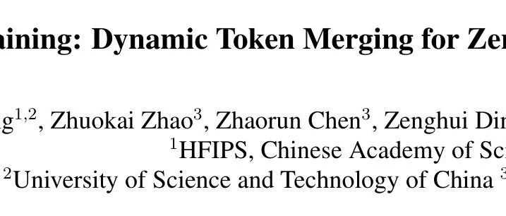 中科院/中科大/芝加哥大学创新动态Token合并框架，无需微调，依然强大，零样本视频理解的突破性进展！