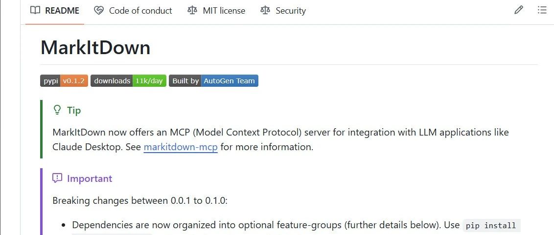MarkItDown：微软开源的万能文档转换神器，更符合LLM模型理解