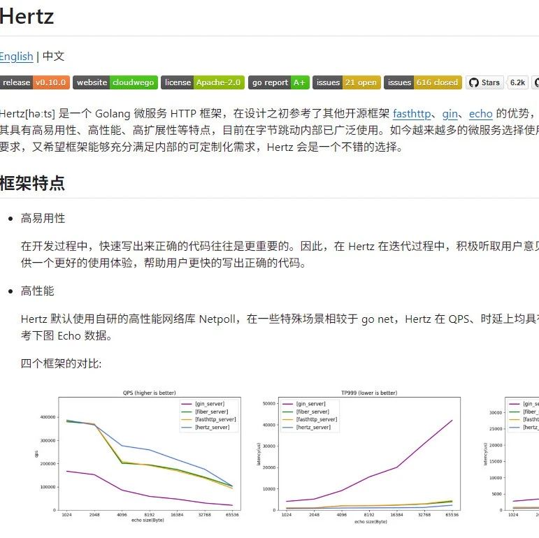 hertz v0.10.0 重磅发布！全新SSE支持、请求竞态检测与协议优化，开启更高效的云端微服务新时代！