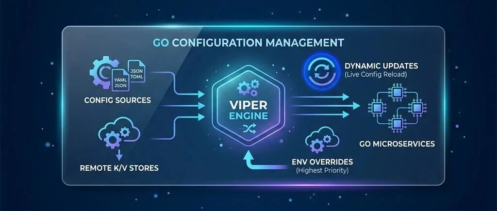 Go 生产级配置管理：Viper 环境变量重写与热更新实践