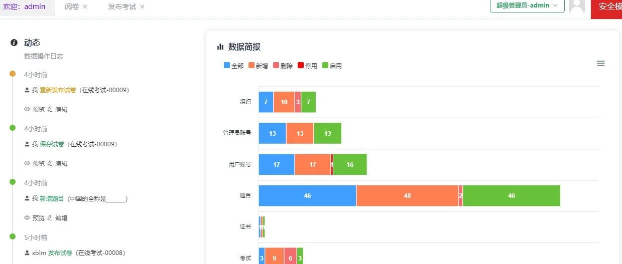 强烈推荐一个 .NET8 + Vue 开源、免费、跨平台、企业级在线考试系统，同时支持手机端和管理端