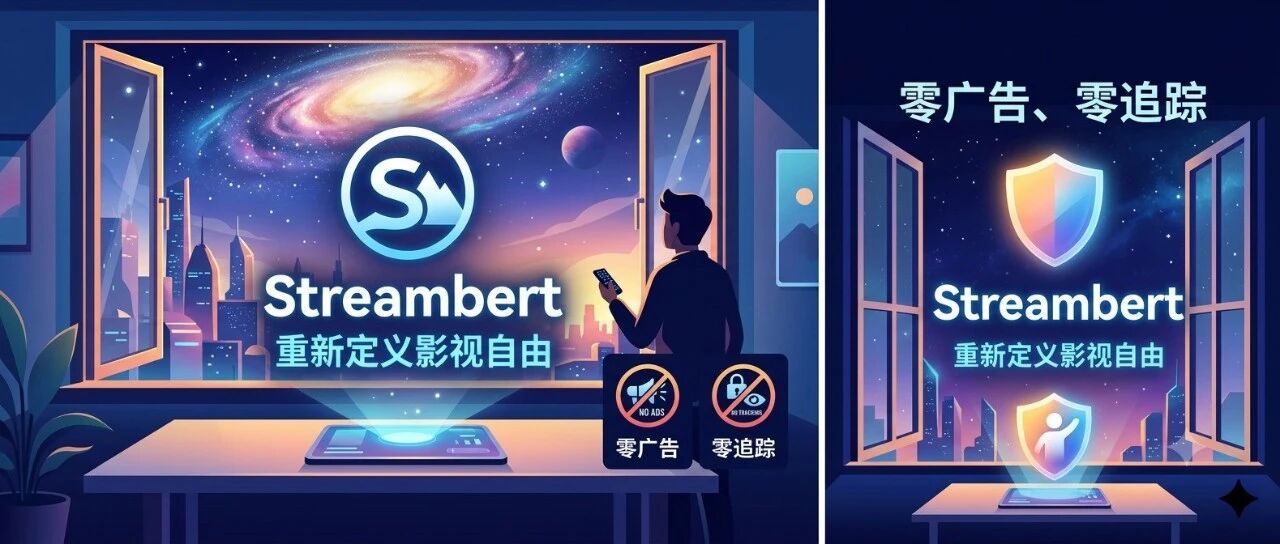 零广告、零追踪：一款让你重新定义影视自由的神器&mdash;&mdash;Streambert