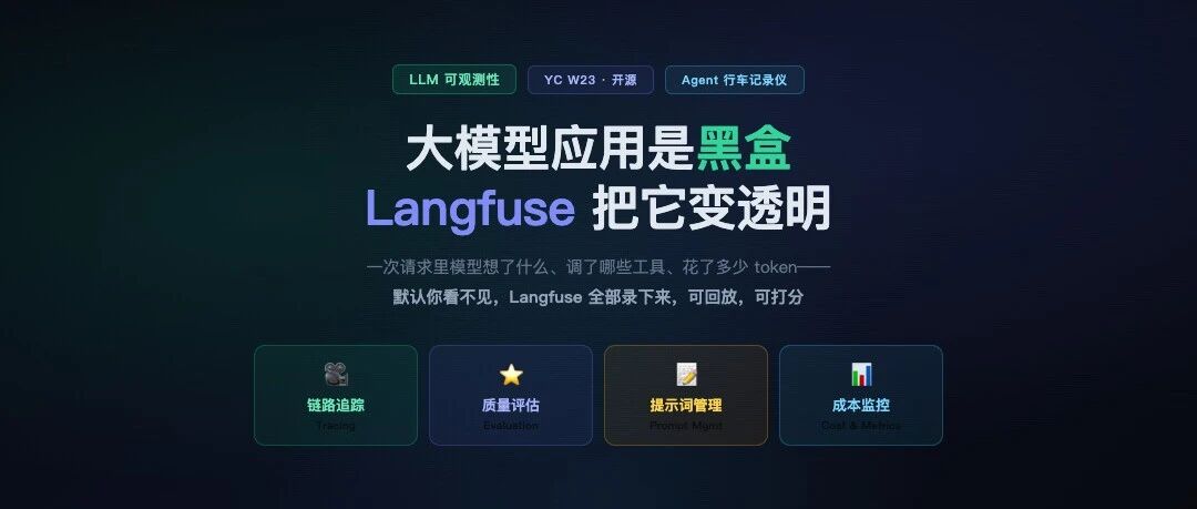 Agent 出问题你怎么排查？Langfuse 给它装了个行车记录仪