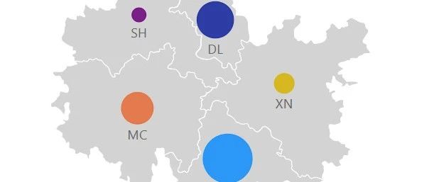 Power BI 散点图实现地图可视化