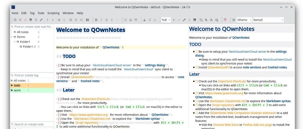 QOwnNotes：一款极致自由与强大功能兼具的开源笔记管理工具