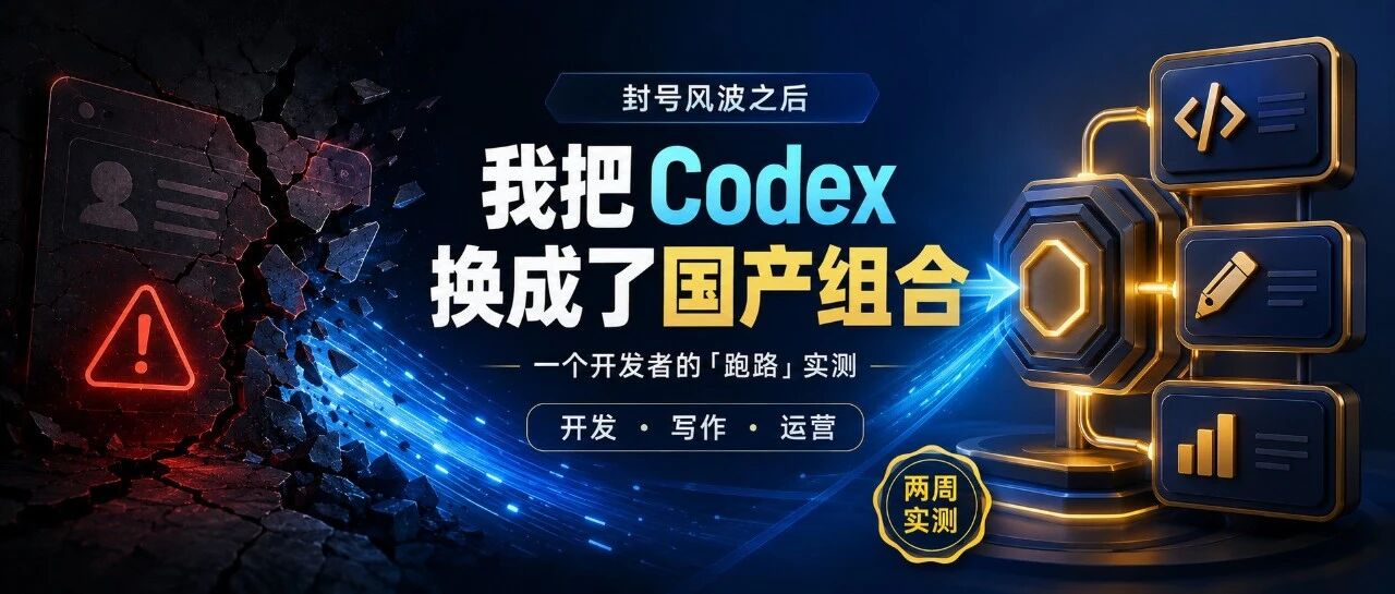 考虑到claude和chatgpt被封号的风险，我不得不为自己留了一条&ldquo;国产可替代&rdquo;的后路