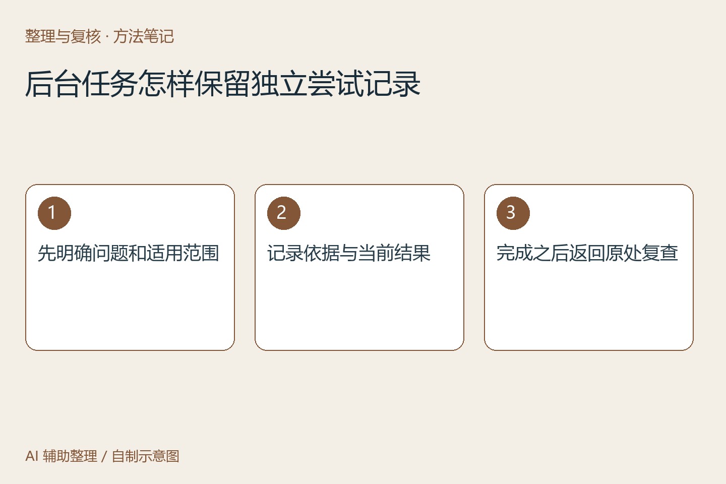任务记录怎样保留重试依据 0915
