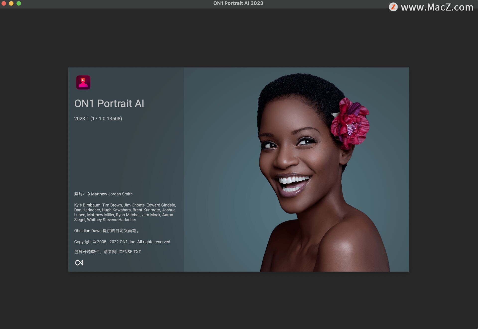 ON1 Portrait AI 2023 for Mac(照片肖像美容软件)