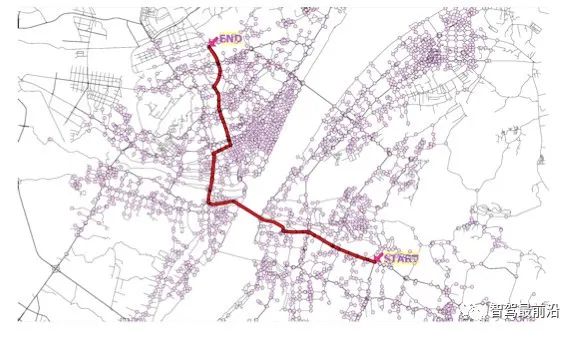 图2 全局路径规划示意
