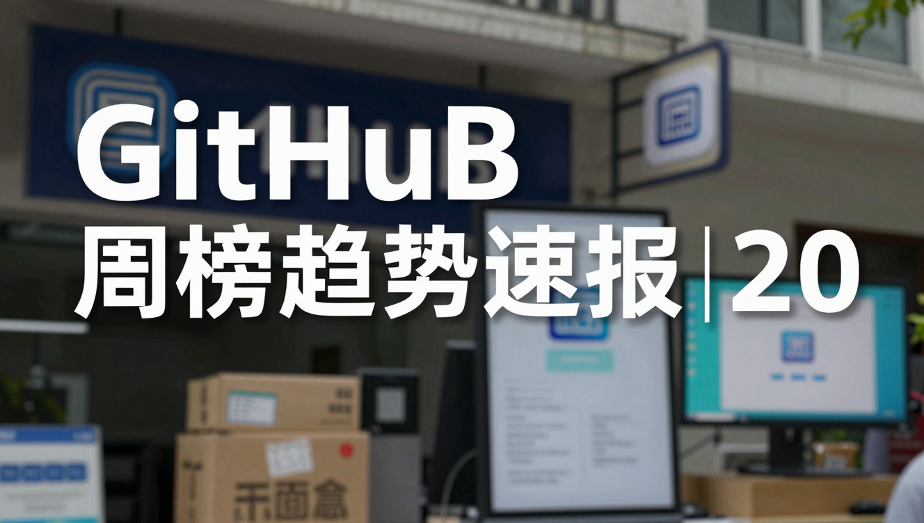 GitHub 周榜趋势速报 | 2026-10-04