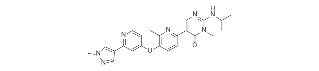 图 5. Vimseltinib 结构。