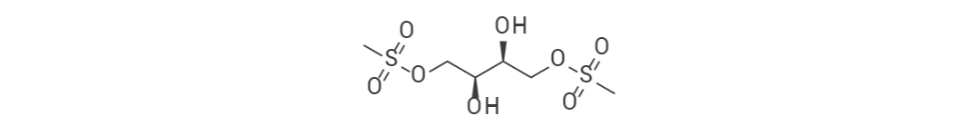 图 2. Treosulfan 结构。