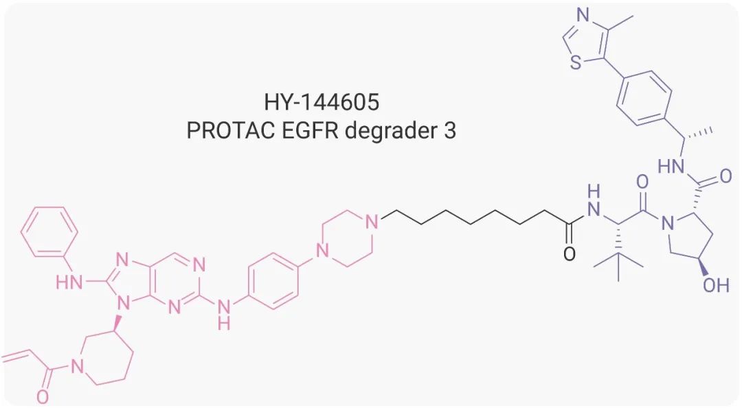 PROTAC EGFR degrader 3 的结构式