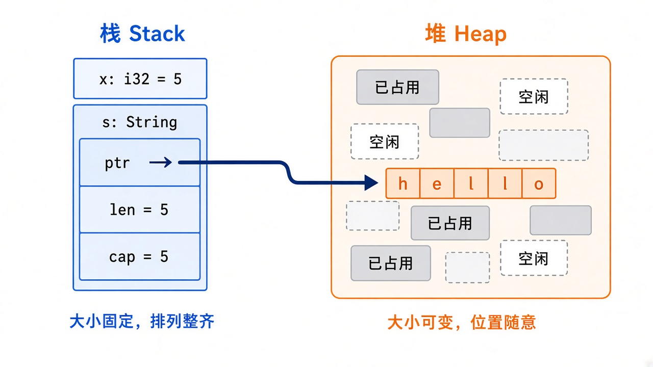 栈和堆的内存结构