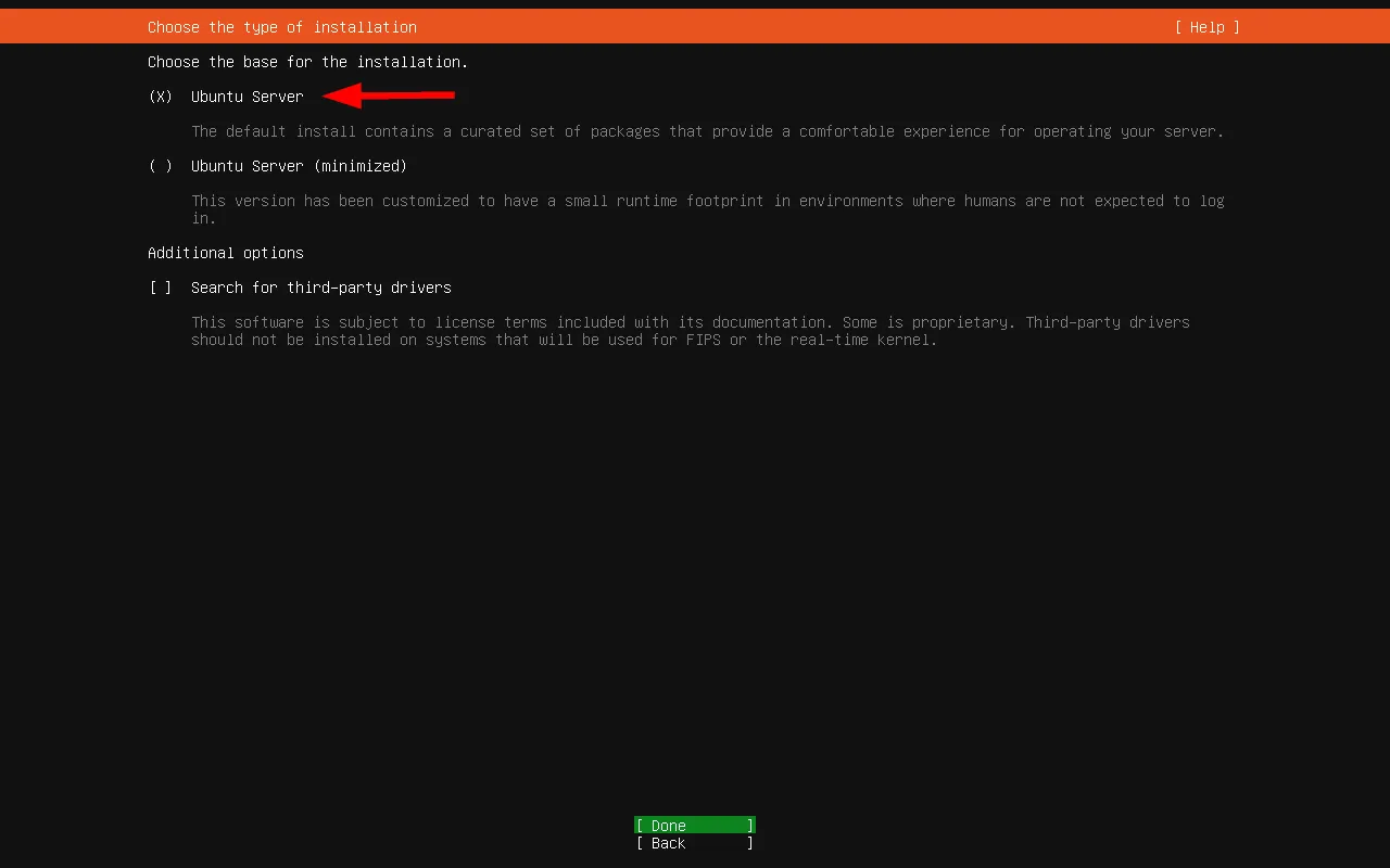 安装类型：Ubuntu 26.04