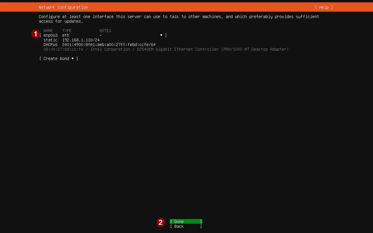 保存 IPv4 详细信息 Ubuntu 26.04 安装