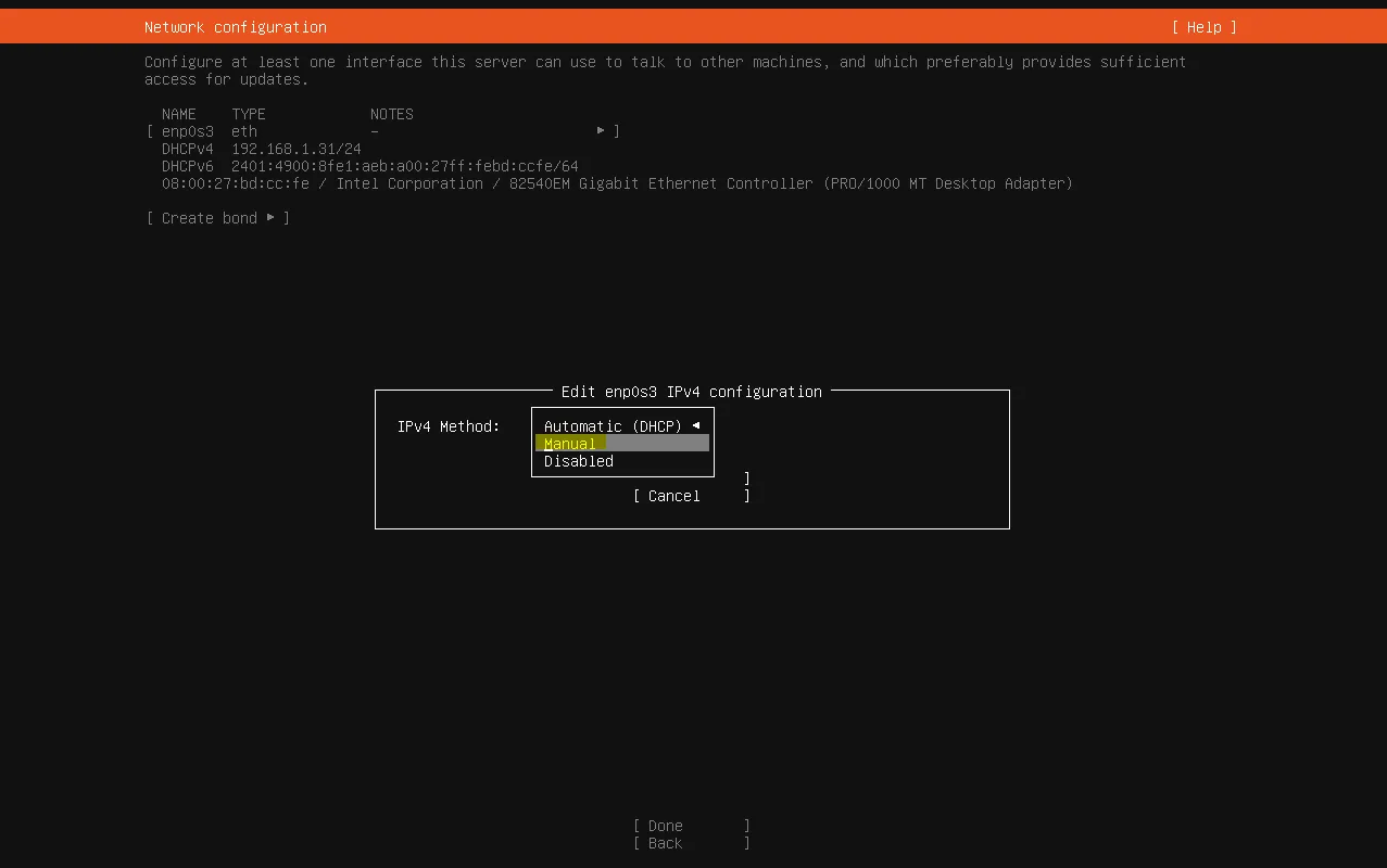 Ubuntu 26.04 IPv4 手动配置