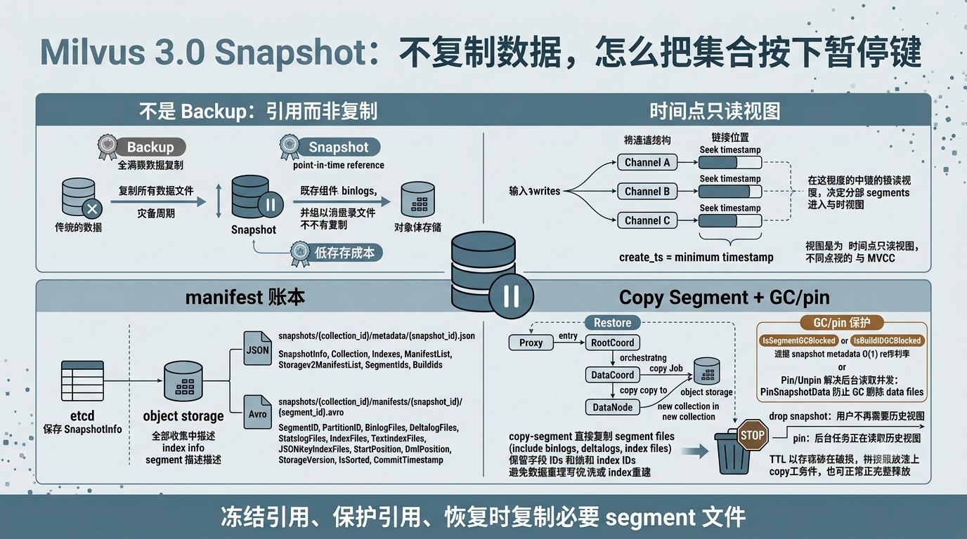 Milvus Snapshot 信息图封面