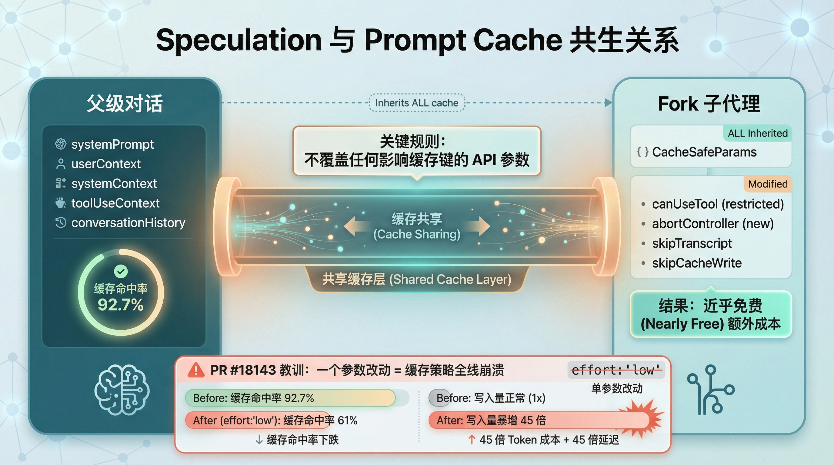Speculation 与 Prompt Cache 共生关系