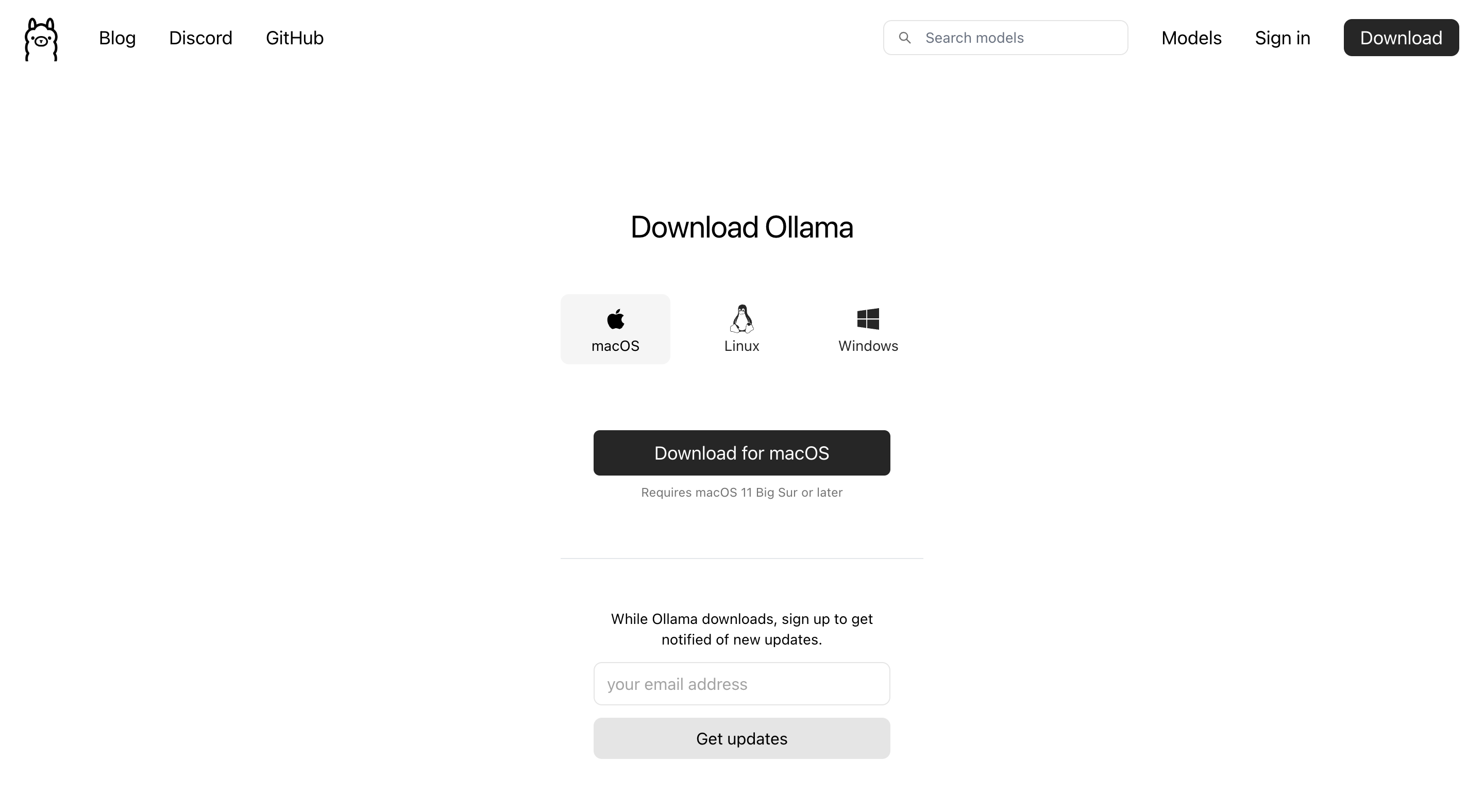 Download-Ollama-on-macOS