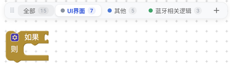 分区标签栏