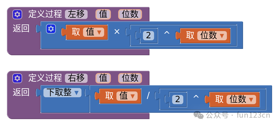 左移右移通用函数代码块