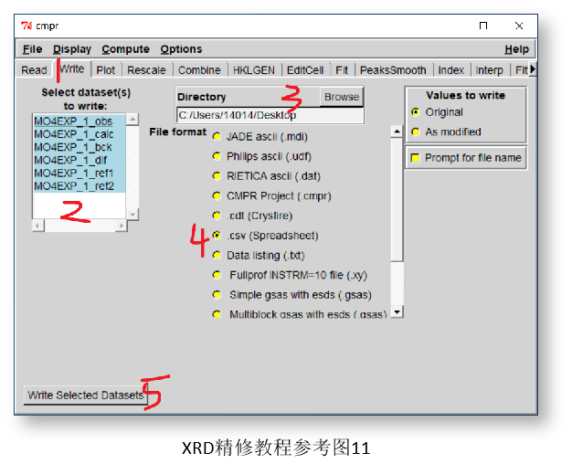 XRD精修教程参考图-12