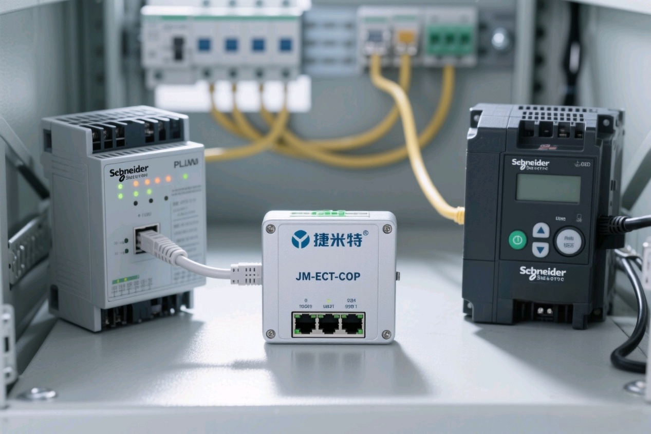 EtherCAT转CANopen协议转换网关实现施耐德PLC与变频器通讯的配置案例(图3)