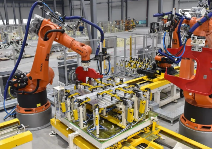 新能源激光焊接工作站西门子1500系列PLC通过Profinet转CANopen智能网关和机器人进行通讯案例(图2)