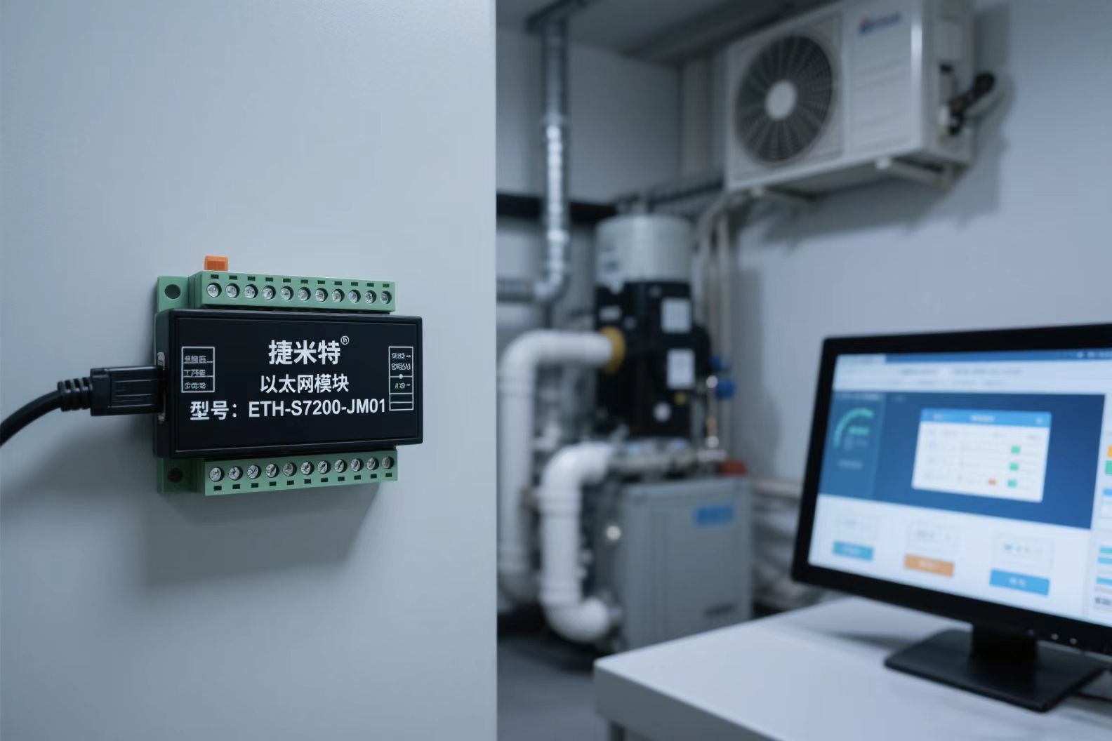 S7-200 SMART PLC借助于PPI转以太网模块与上位机通讯实现触摸屏监控的应用配置案例(图2)