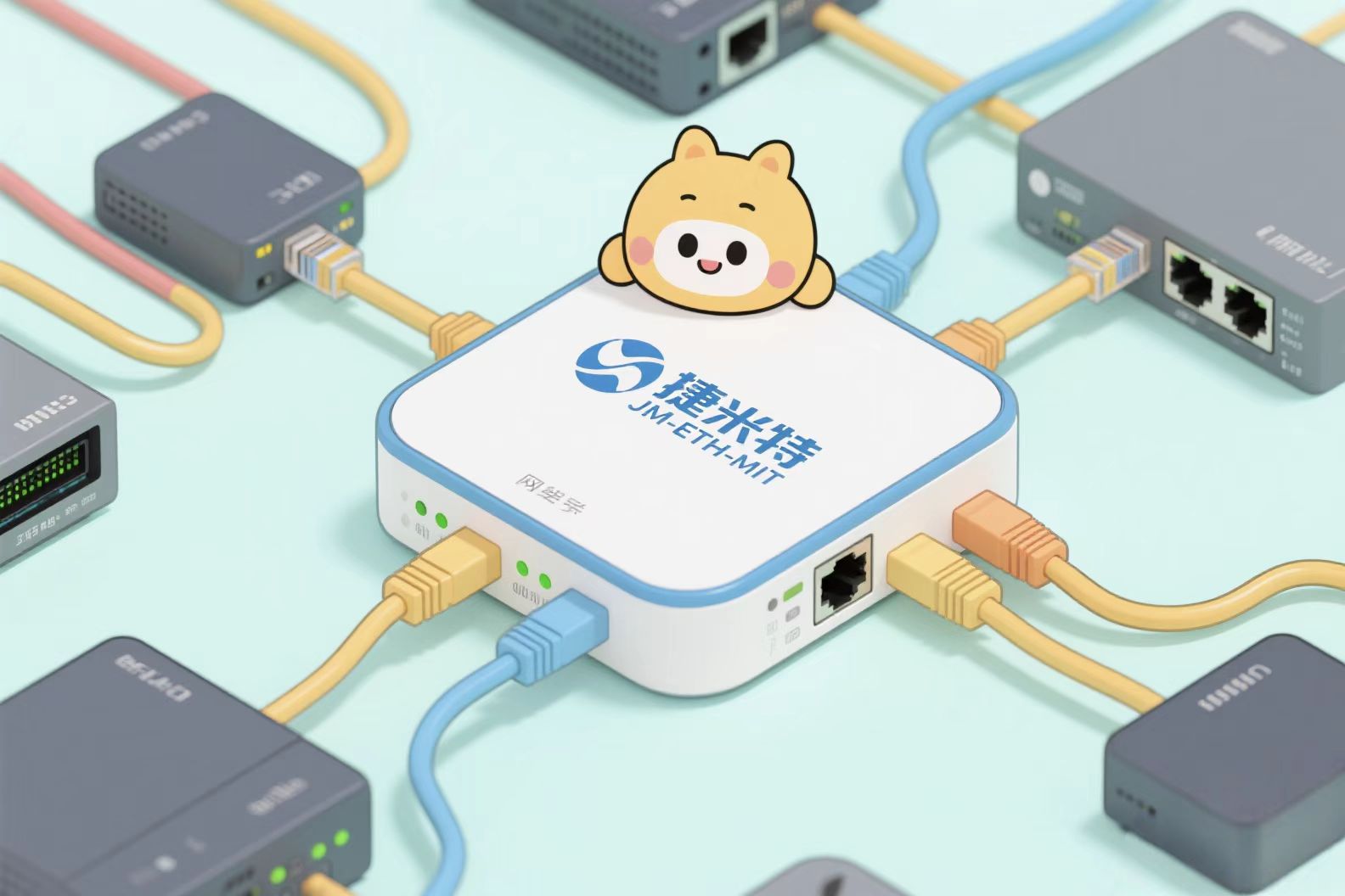 三菱Q03UDEPLC借助以太网模块同时与上位机和触摸屏、变频器高效通讯案例(图2)