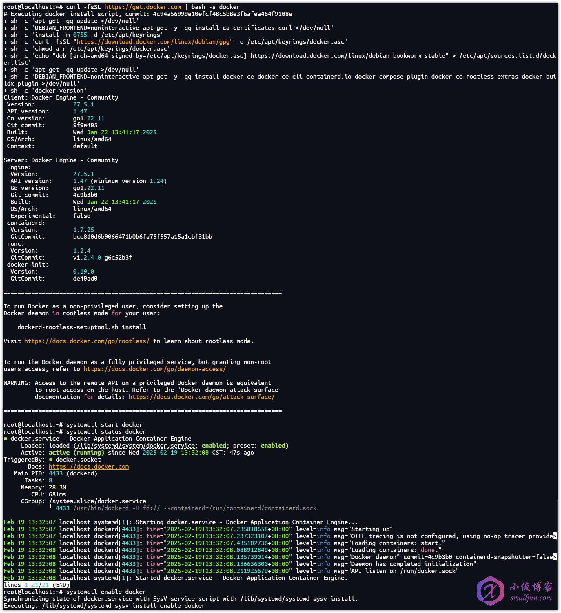 部署Plausible Analytics-启动 Docker