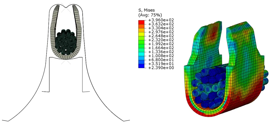 t=39 ms时变形形状