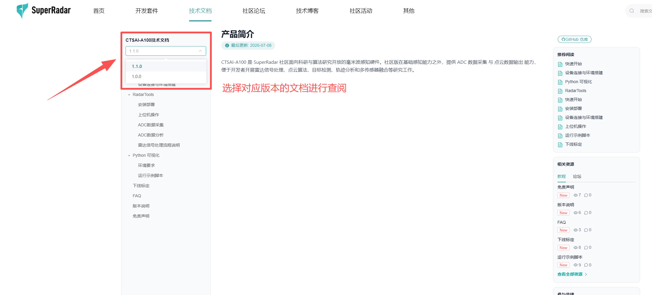 官网文档