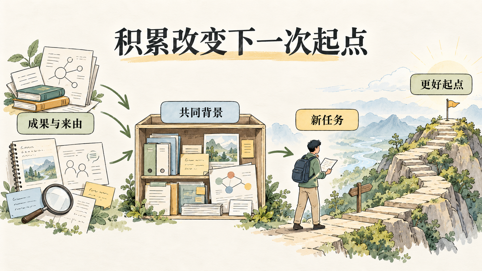 长期积累怎样改善下一轮起点