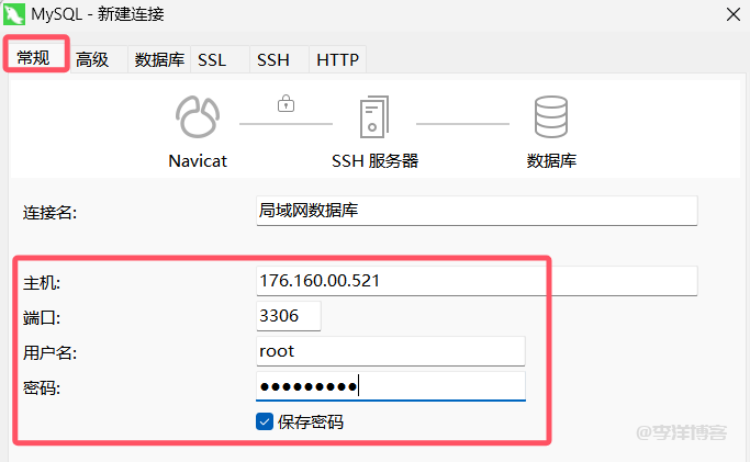 记录Navicat Premium 15利用SSH隧道链接局域网数据库 第2张