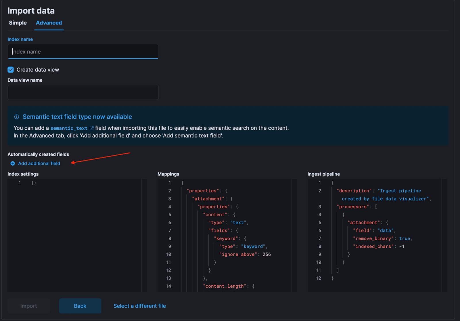 Kibana 中的高级设置