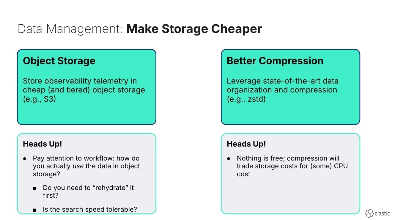 Data Management: Make Storage Cheaper