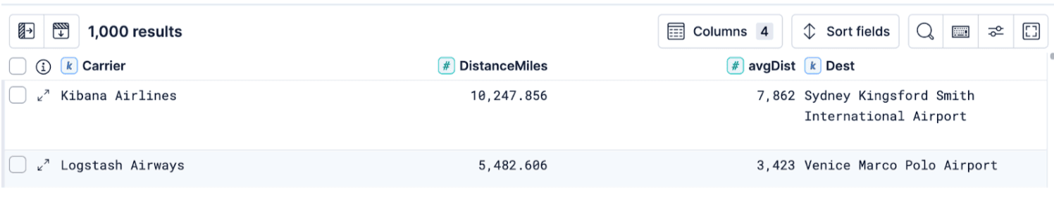 使用avgDist过滤比平均值大的飞行结果