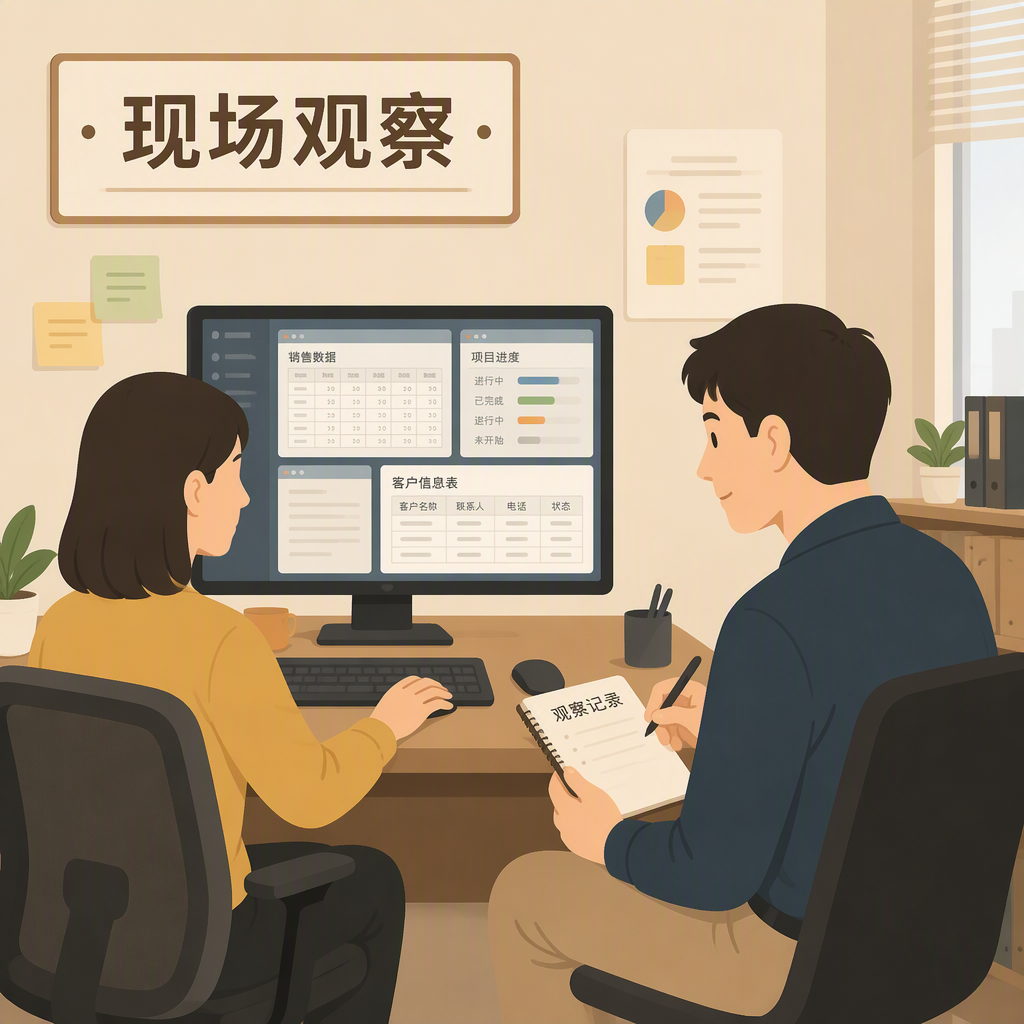 现场观察