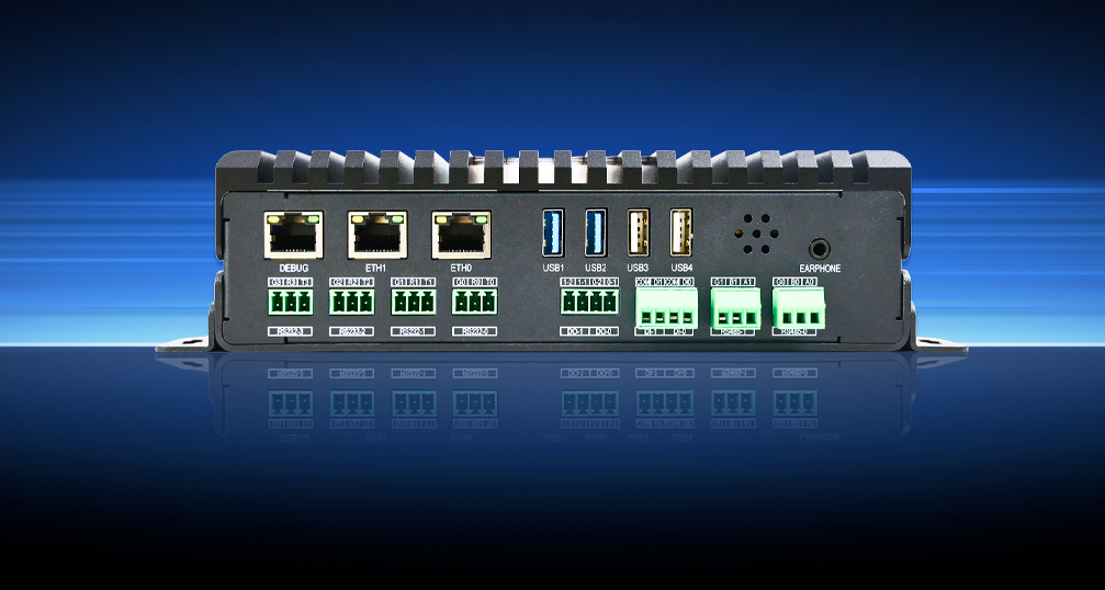 AI边缘计算盒子接口高清图 