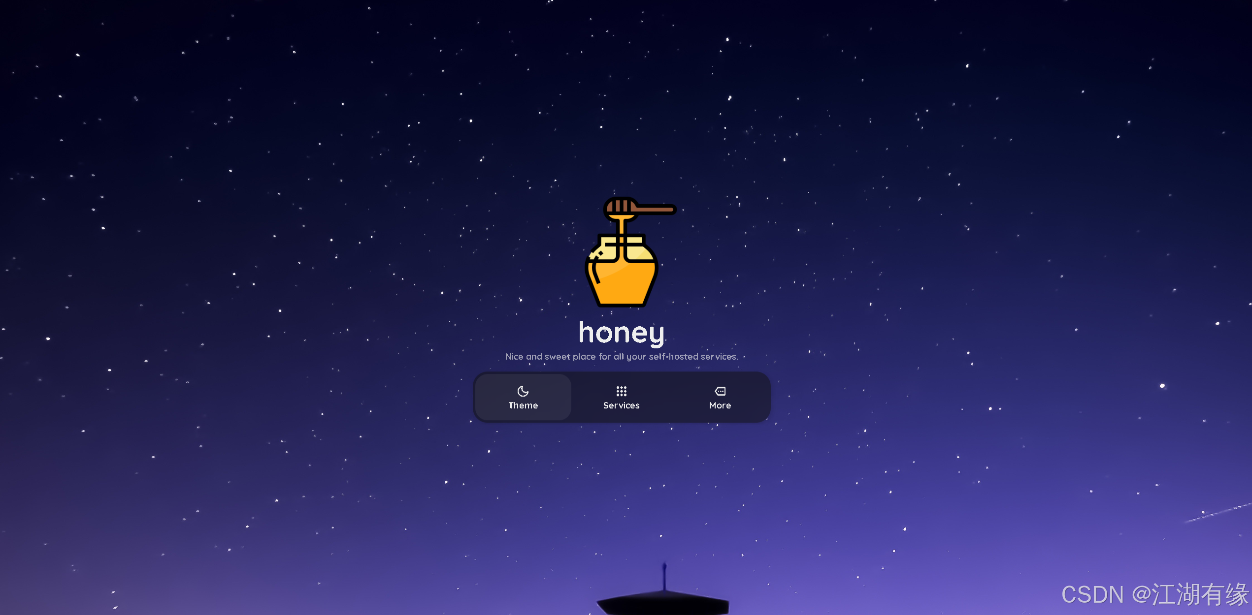 【Docker项目实战】使用Docker部署Honey个人轻量级仪表盘