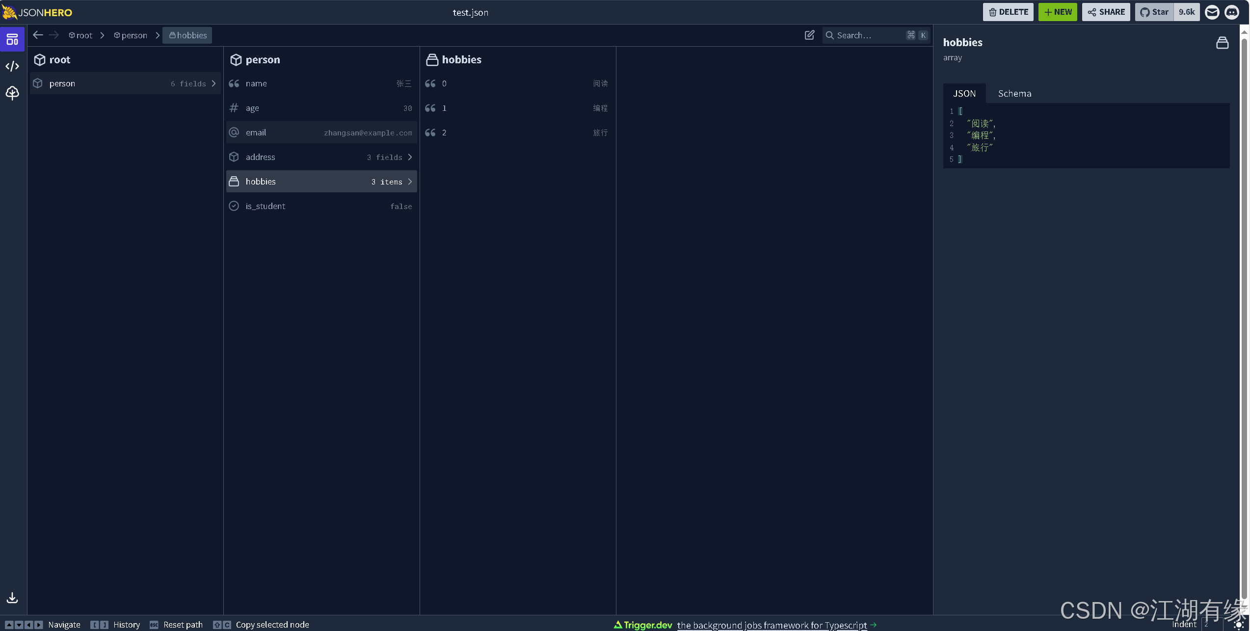 【Docker项目实战】使用Docker部署JSON可视化管理工具JSON Hero