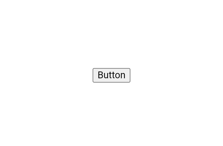 A HTML button element with default styling and displaying the text button.