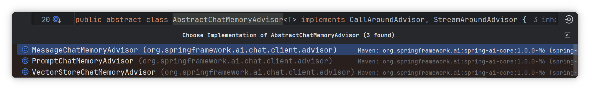 ChatMemoryAdvisor 的几种实现