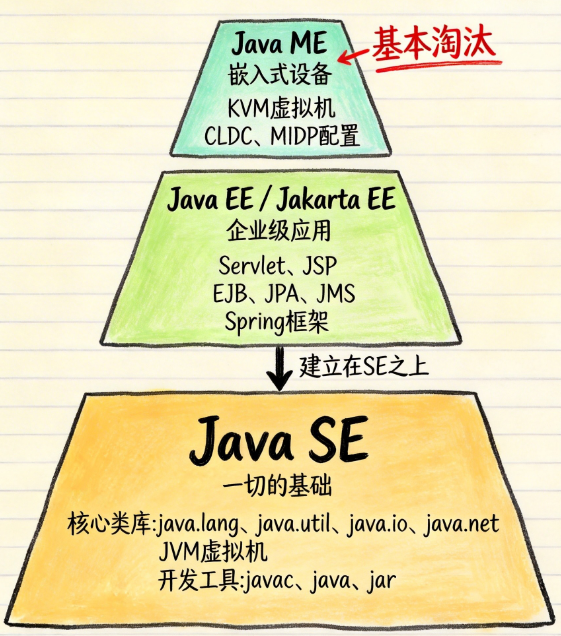 Java三大平台关系图