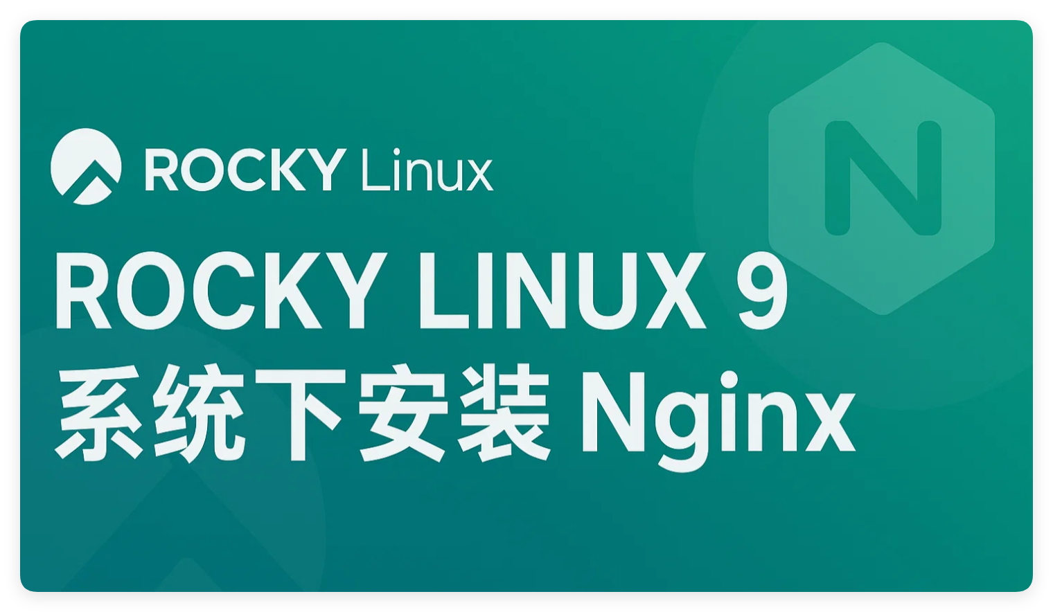Rocky Linux 9 系统下安装Nginx
