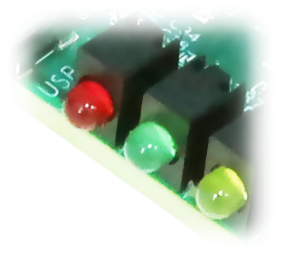 图 17 用户可编程指示灯实物图